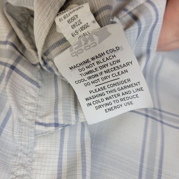 REI Co-Op Shirt Men Large L White Lightweight Performance Hiking Button Up Mens - Picture 11 of 12